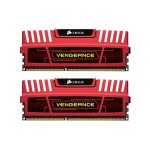 Corsair mmoire pc ddr3 - vengeance 8 go (2 x 4 go) - 1600 mhz - cas 9 - rouge (cmz8gx3m2a1600c9r)