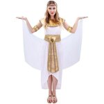 Costume adulte femme reine degypte - ptit clown - blanc et dor or - taille s - m