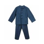 Costume bleu de chine dengri anticher filou shanghai - 100% coton - toutes tailles