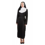 Costume - bonne s?ur - adulte s / m - noir - id�al pour f�tes d�guis�es