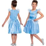 D�guisement enfant - disguise - cendrillon - taille 109 - 123 cm - bleu - tulle et liser� argent�