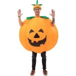 Costume de citrouille gonflable pour adultes - bettwith costs - halloween - orange - polyester - extrieur ...