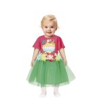 Costume - d�guisement tropical hawa�en - t - shirt et tutu - b�b� fille - 12 - 18 mois