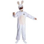 Costume enfant lapins crtins? 5 / 6 ans - marque ptit clown - combinaison et masque inclus - blanc