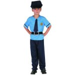 Costume enfant policier - ptit clown - taille 5 - 6 ans - noir et blanc - int�rieur