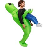 Costume dextraterrestre gonflable - netboat - costume dextraterrestre - vert - adulte - extrieur