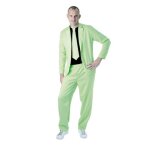 Costume fashion non disco - party pro - vert fluo - homme - intrieur