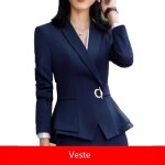 Costume femme de marque costume daffaires - bleu