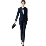 Costume femme uni 3 pieces de marque luxe en slim vtements masculin bkc5275 noir