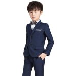 Costumegaronde4picesveste + pantalon + gilet + n?udpapillonpouroccasionsformellesmariageetcrmo ...