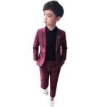 Costume garon dhonneur costume enfant tuxedo suit pour mariage crmonie anniversaire soire balrouge ...