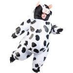 Costume gonflable vache tachete - playtastic - extrieur - adulte - polyester