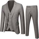 Costume homme - mariage - slim fit - couleur pure gris