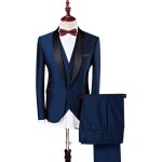 Costume homme 3 pice slim fit grande taille mariage crmonie mode daffaires costume pour occasions ...