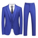 Costume homme marque de luxe couleur unie ensemble 3 pi�ces costume de mariage grande v�tements masculin ...