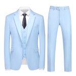 Costume hommes marque de luxe couleur unie ensemble 3 pi�ces costume de mariage grande v�tements masculin ...