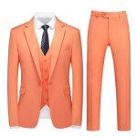 Costume homme marque de luxe couleur unie ensemble 3 pi�ces costume de mariage grande v�tements masculin ...