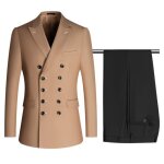 Costume homme slim fit 2 pi�ces - xh567 - kaki