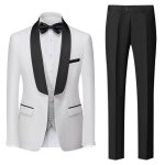 Costume homme uni 4 pices de slim fte soire mariage business fit grande vtements masculin wxb229 ...