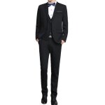 Costume homme uni de slim 100%coton de marque luxe vêtements masculin xhc50 noir Costume homme uni de slim 100%coton de marque luxe vêtements masculin xhc50 noir