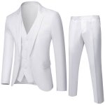 Costume homme - xhn353 - 3 pices slim - blanc