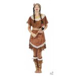 Costume indienne adulte - ptitclown - marron
