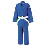 Costume de judo - mizuno - kodomo 2 - adulte - manches longues - couleur bleue - ceinture incluse Costume de judo - mizuno - kodomo 2 - adulte - manches longues - couleur bleue - ceinture incluse