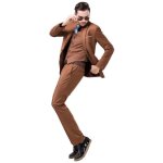 Costume de mariage homme 3 pieces mode costume . . . - marron