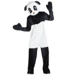 Costume de mascotte - car y gus s. l. - ours panda - adulte - noir - confortable et amusant