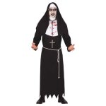 Costume de moine horreur pour homme - fiestas guirca - polyester noir - taille 52 / 54