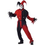 Costume monstre bouffon noir et rouge - adulte - chemise pantalon et ceinture assortis - multicouleur ...