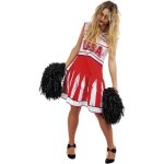 Costume pom pom girl zombie - ptit clown - taille adulte - rouge - extrieur - robe