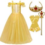 Costume de princesse pour filles - ecelen - rf0303drs01fa - jaune