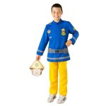 Dguisement sam le pompier pour garon - ciao - costume sam le pompier - taille 5 - 7 ans - bleu jaune ...