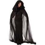 Costume sorcire cosplay femme - amoune - longue robe noire - halloween dcoration christmas - taille ...