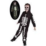 Costume squelette - aptaf�tes - enfant - noir - 100% polyester - fille - 3 ans et plus