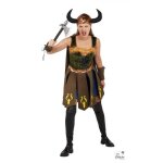 Costume viking adulte femme ptitclown ptitclown - marron