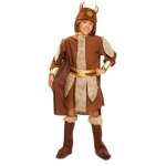 Costume viking enfant 5 - 6 ans - viving - couche dusure bottes ceinture et casque