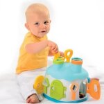 Cotoons maison des formes bleue