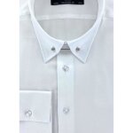 Cotton park - chemise col anglais blanche - homme