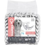 Couches pour chien - m pets - diapers femelle l x10 - tour de taille 32 - 52 cm - 8 - 15 kg - indicateur ... Couches pour chien - m pets - diapers femelle l x10 - tour de taille 32 - 52 cm - 8 - 15 kg - indicateur ...