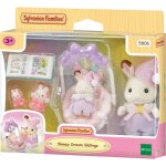 Le coucher des s?urs lapin chocolat - sylvanian families - 5806