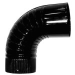 Coude pole noir vitrifi - wolfpack - 120 mm - bois