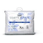 Couette 140 x 200 cm - lovely home - légère - 280 g / m² - anti - acariens - 1 personne - blanc Couette 140 x 200 cm - lovely home - légère - 280 g / m² - anti - acariens - 1 personne - blanc