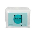 Couette - 220 x 240 cm - tempérée - 100% polyester - 2 personnes - blanc Couette - 220 x 240 cm - tempérée - 100% polyester - 2 personnes - blanc