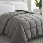 Couette 220 x 240 cm - couette chaude et douce 400g - m2 hypoallergénique gris reversible 4 saison avec ... Couette 220 x 240 cm - couette chaude et douce 400g - m2 hypoallergénique gris reversible 4 saison avec ...