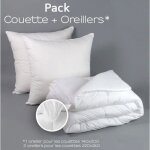 Couette - umberto ravelli - 220 x 240 cm - 2 oreillers 60 x 60 cm - 450 gr / m² - fabrication française ... Couette - umberto ravelli - 220 x 240 cm - 2 oreillers 60 x 60 cm - 450 gr / m² - fabrication française ...