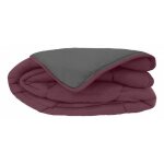 Couette chaude bicolore gamme microfibre cocoon non feu - norme nf en iso 12952 toutes dimensions toison ...