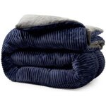 Couette cotton club bleue 240x220cm couette reversible by sampur thermor�gulatrice