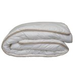 Couette fjord grand hotel chaude satin de coton ray lestra - blanc - 240 x 260 cm pour lit king size ...